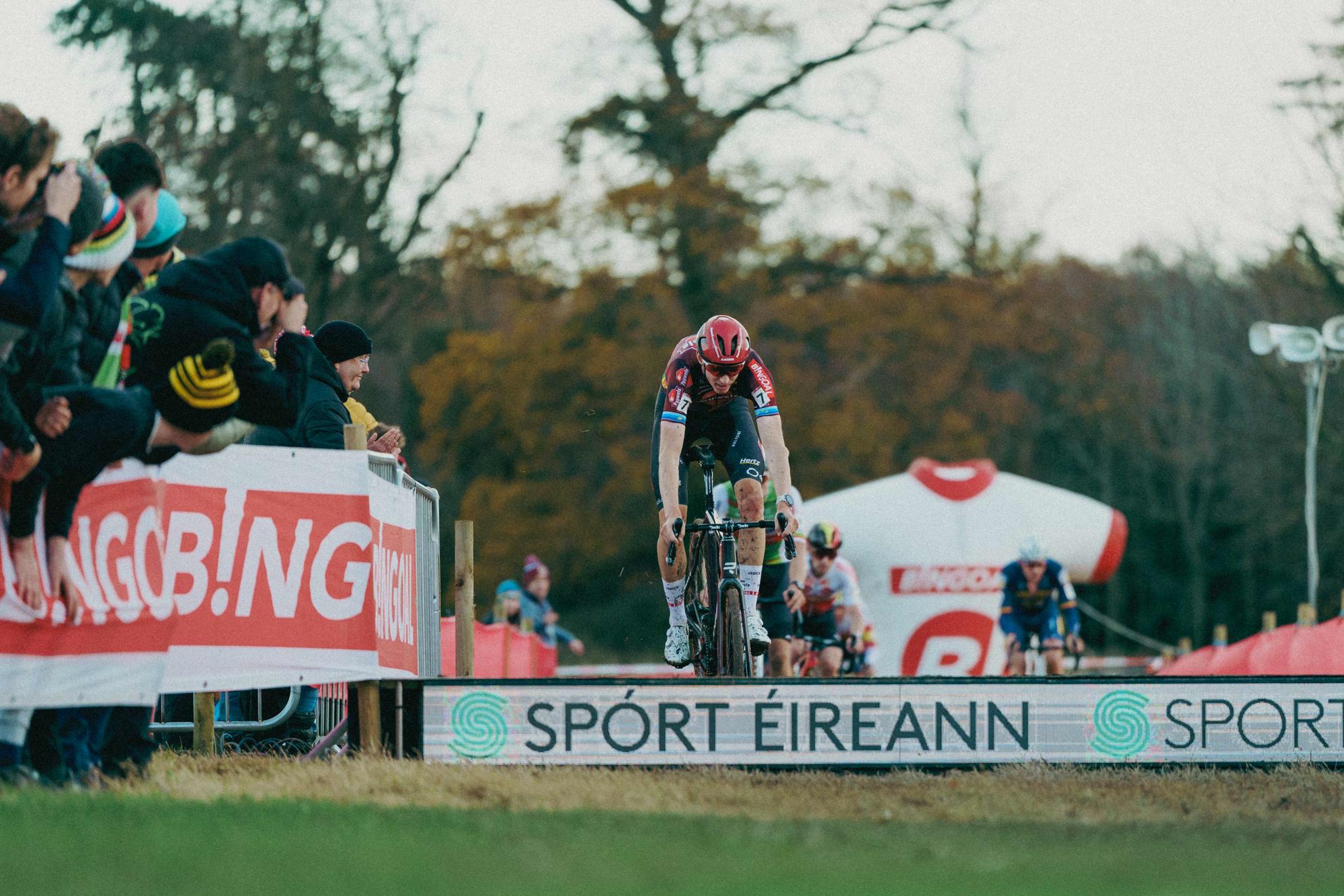 Michael Vanthourenhout comes out on top in Dublin after a thrilling final lap