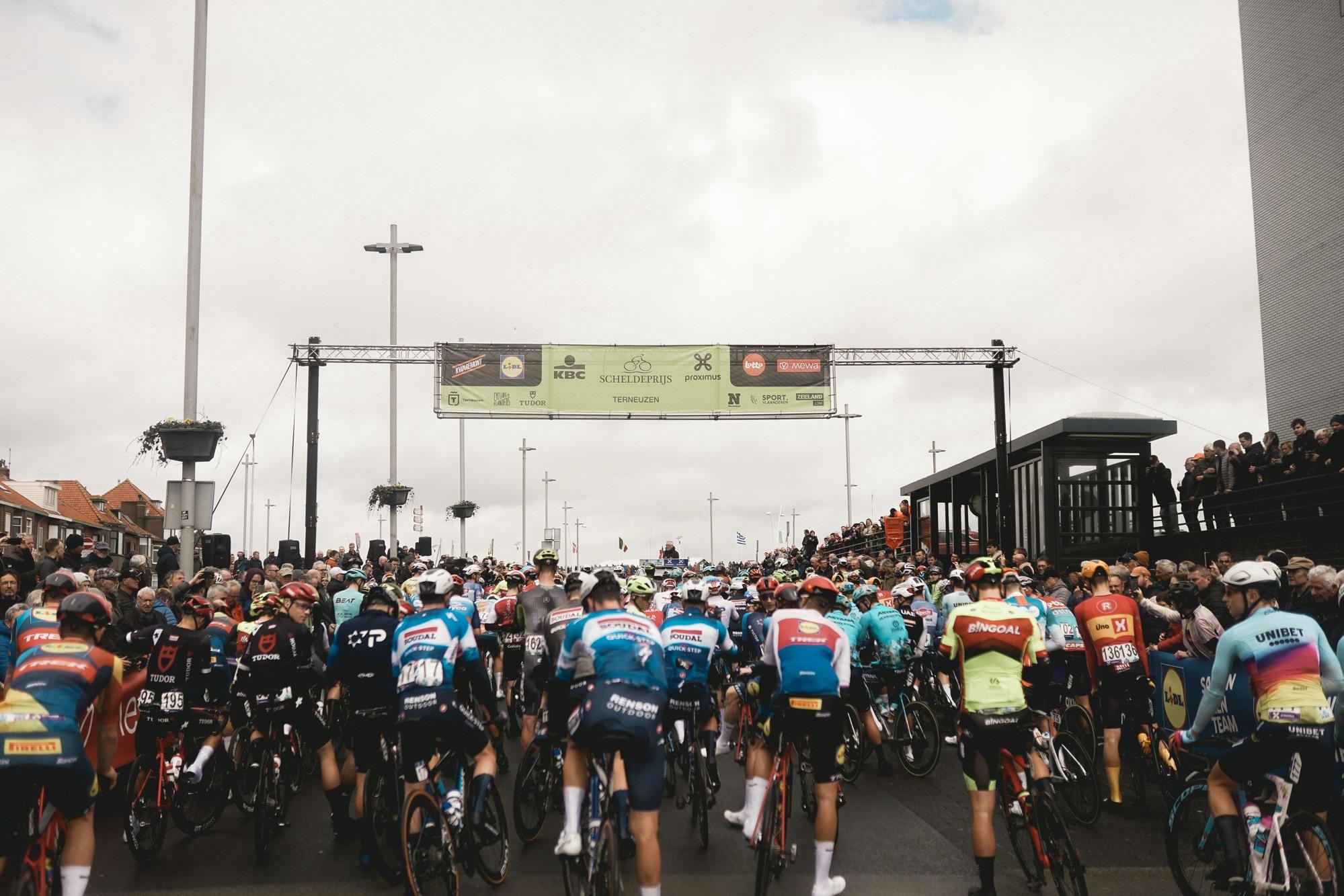 Ontdek het parcours en de teams aan de start van Scheldeprijs 2025